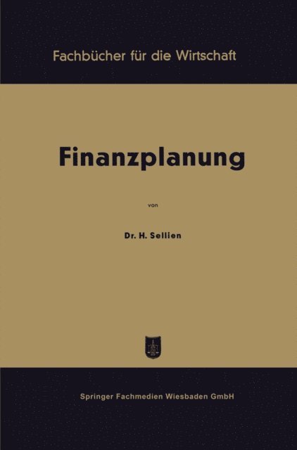 Helmut Sellien - Finanzplanung, E-bok