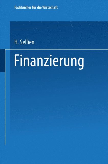 Helmut Sellien - Finanzierung, E-bok