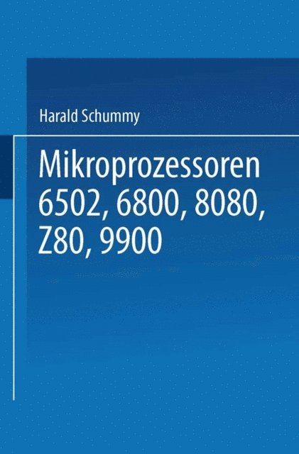 Harald Schumny - Mikroprozessoren, E-bok