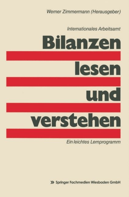 Werner Zimmermann - Bilanzen lesen und verstehen, E-bok