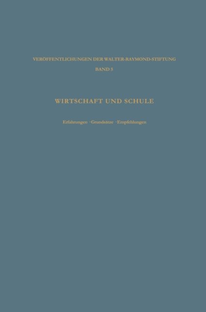 Ludwig Vaubel - Wirtschaft und Schule, E-bok