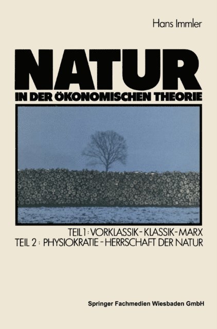 Hans Immler - Natur in der ökonomischen Theorie, E-bok