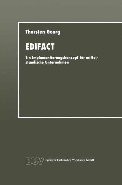 Thorsten Georg - EDIFACT, E-bok