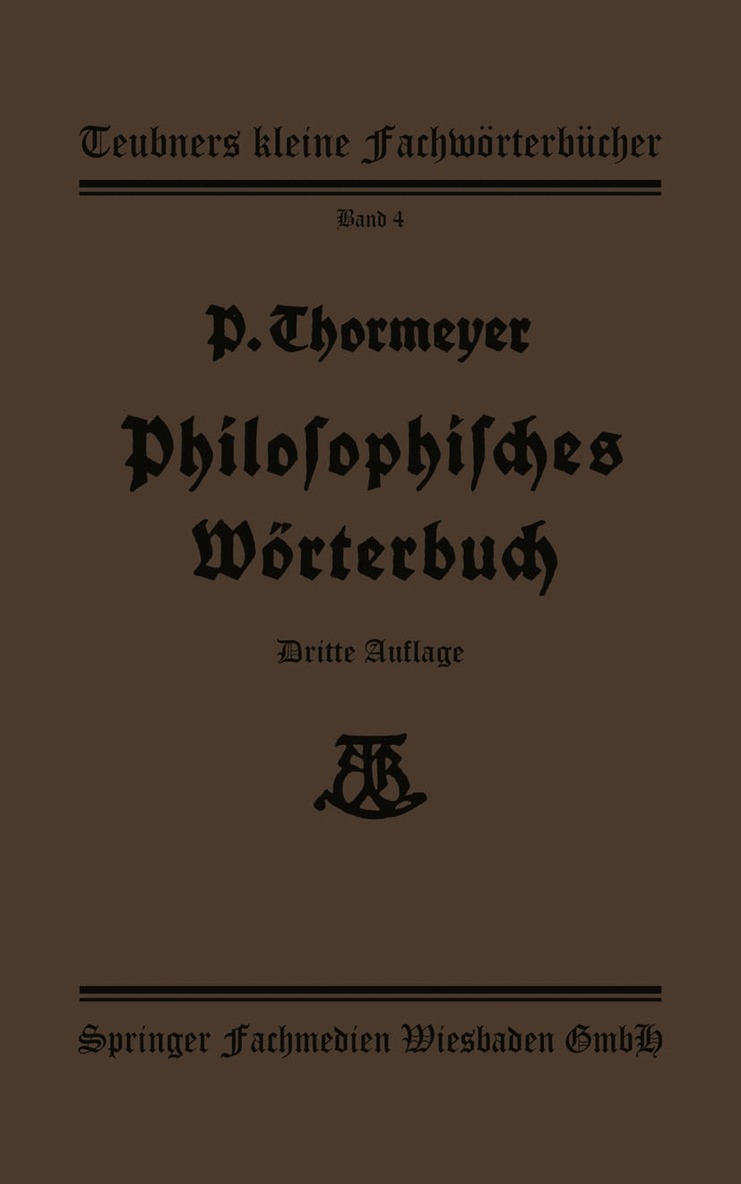 Philosophisches Wörterbuch