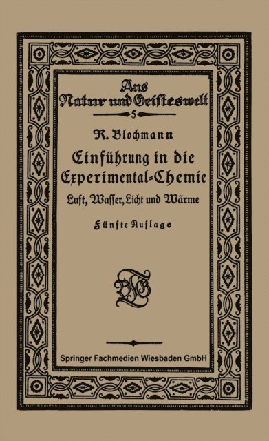 Reinhart Blochmann - Luft, Wasser, Licht und Wärme, E-bok