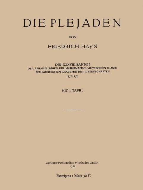 Friedrich Hayn - Die Plejaden, E-bok