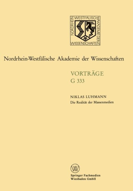 Niklas Luhmann - Die Realität der Massenmedien, E-bok