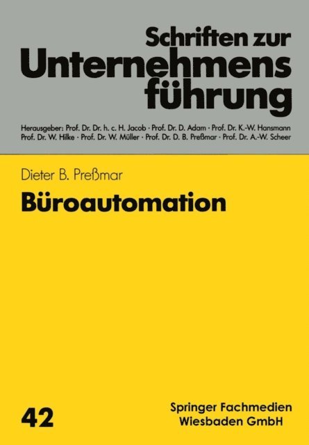 Dieter B. Premar - Büroautomation, E-bok