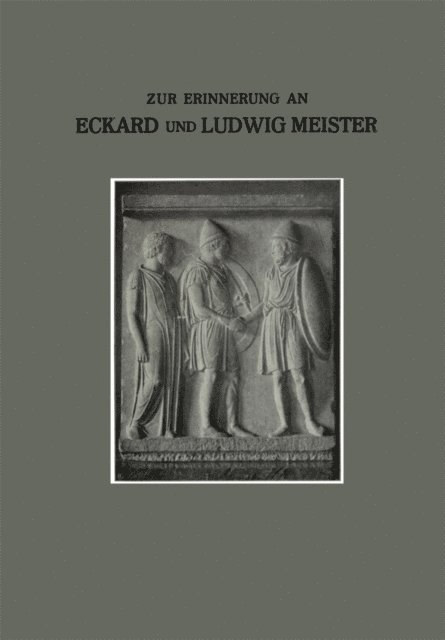 Richard Meister, Karl Meister - Zur Erinnerung an unsere Brüder Eckard und Ludwig, E-bok