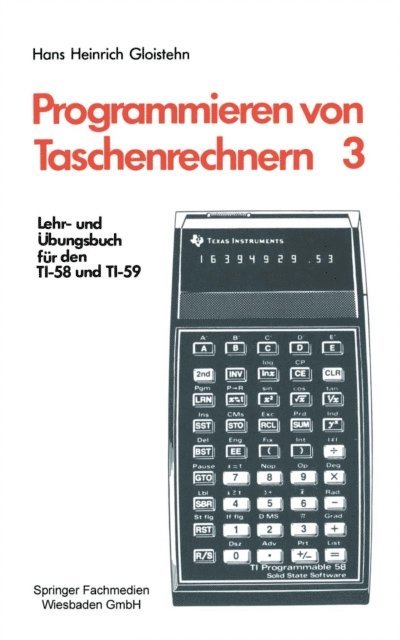 Hans Heinrich Gloistehn - Programmieren von Taschenrechnern, E-bok