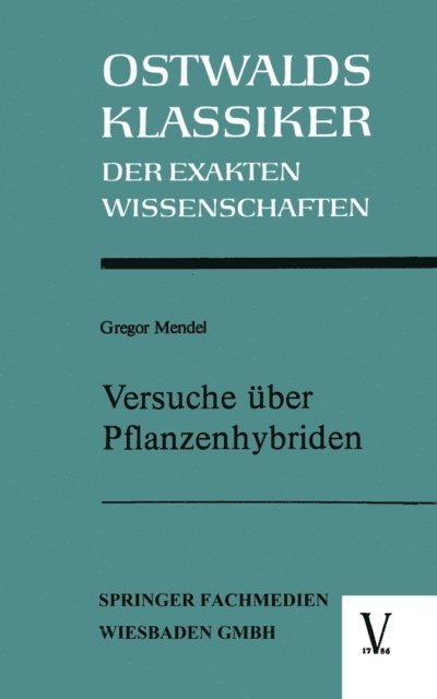 Gregor Mendel - Versuche über Pflanzenhybriden, E-bok