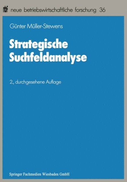 Gunter Muller-Stewens - Strategische Suchfeldanalyse, E-bok