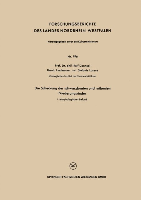 Stefanie Lorenz, Rolf Danneel - Die Scheckung der schwarzbunten und rotbunten Niederungsrinder, E-bok. Tillgänglighet: Lägg i varukorg