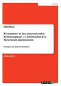 Kleinstaaten in den internationalen Beziehungen im 21. Jahrhundert. Das Furstentum Liechtenstein