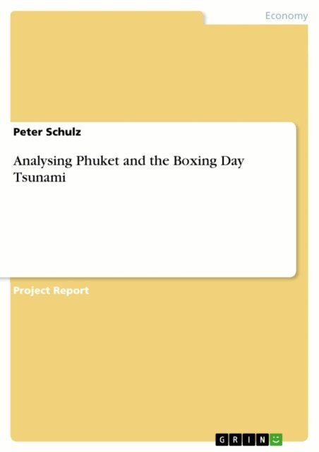 Peter Schulz - Analysing Phuket and the Boxing Day Tsunami, E-bok