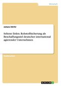 Seltene Erden. Rohstoffsicherung als Beschaffungsziel deutscher international agierender Unternehmen