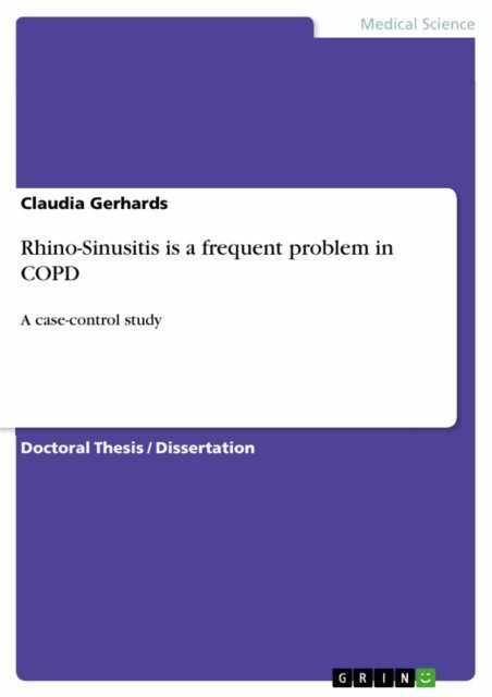 Claudia Gerhards - Rhino-Sinusitis is a frequent problem in COPD, E-bok
