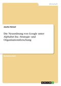 Neuordnung von Google unter Alphabet Inc. Strategie- und Organisationsforschung