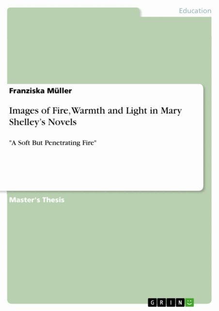 Franziska Muller - Images of Fire, Warmth and Light in Mary Shelley's Novels, E-bok