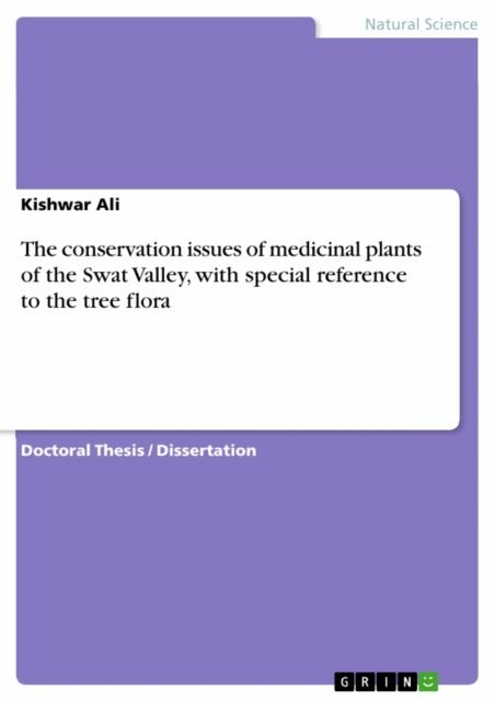 Kishwar Ali - conservation issues of medicinal plants of the Swat Valley, with special reference to the tree flora, E-bok