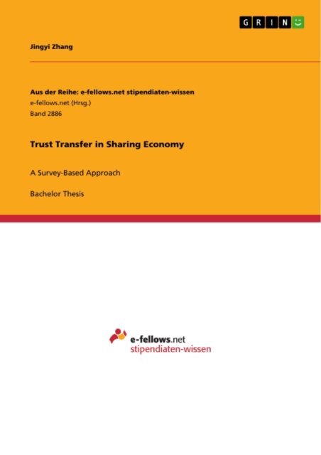 Jingyi Zhang - Trust Transfer in Sharing Economy, E-bok