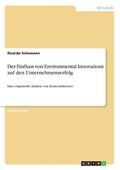 Einfluss von Environmental Innovations auf den Unternehmenserfolg