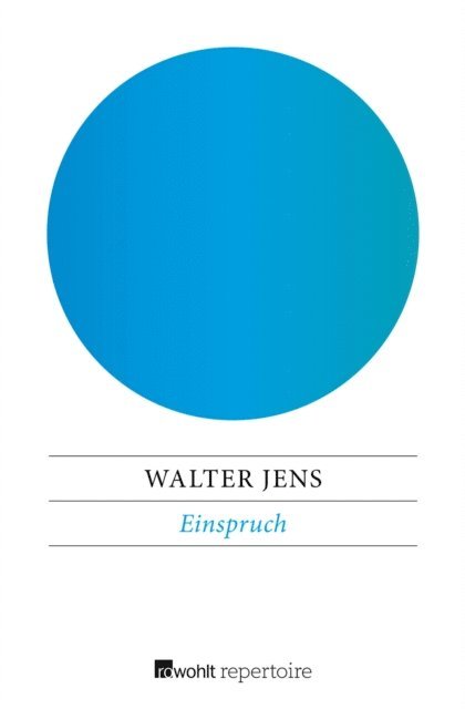 Walter Jens - Einspruch, E-bok