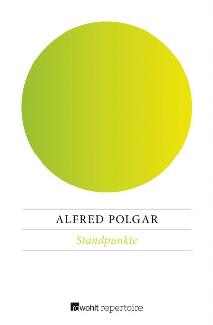 Alfred Polgar - Standpunkte, E-bok