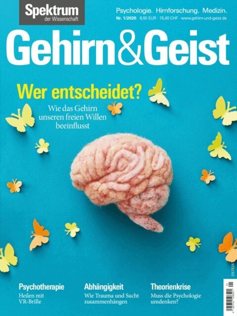 Spektrum der Wissenschaft - Gehirn&Geist 1/2026 Wer entscheidet?, E-bok