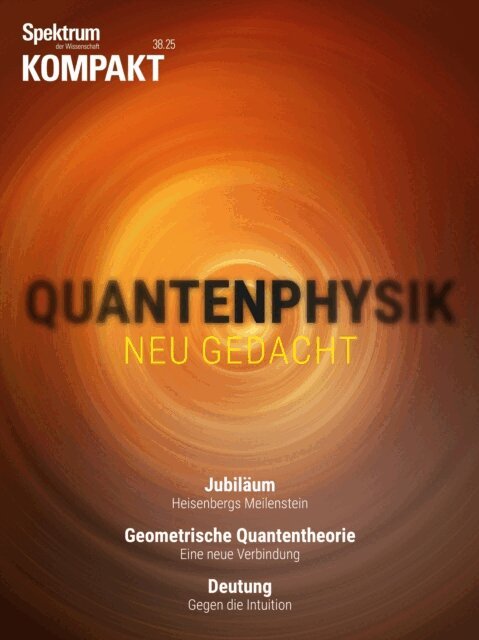 Spektrum der Wissenschaft - Spektrum Kompakt - Quantenphysik neu gedacht, E-bok