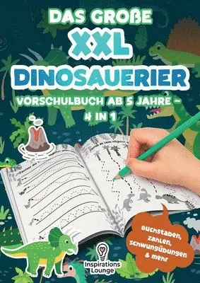 große XXL Dinosaurier Vorschulbuch ab 5 Jahre
