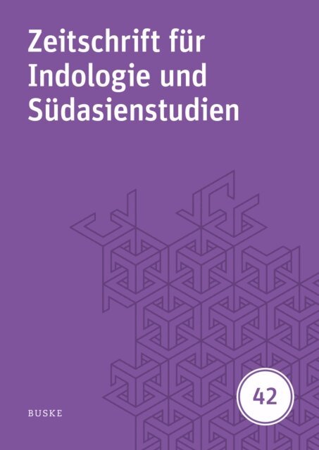Ute Husken, Hans Harder - Zeitschrift fur Indologie und Sudasienstudien, Band 42 (2025), E-bok