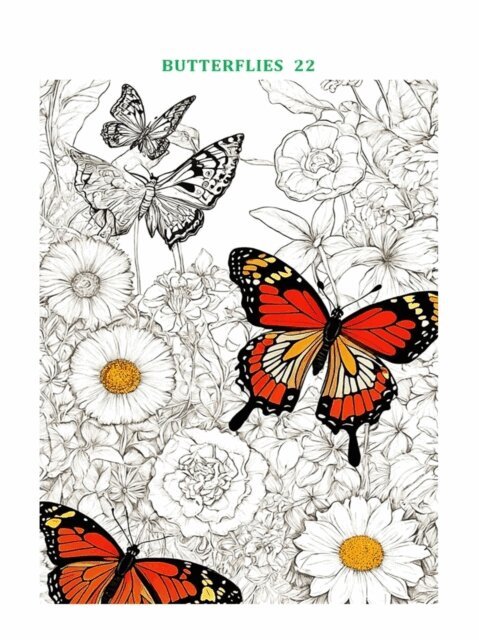 Kurt Taylor - Fun coloring book Butterflies 3 for little artists, E-bok