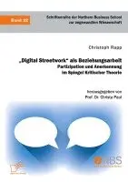 Christoph Rapp, Christa Paul - "Digital Streetwork" als Beziehungsarbeit. Partizipation und Anerkennung im Spiegel Kritischer Theorie, Häftad. Tillgänglighet: Lägg i varukorg
