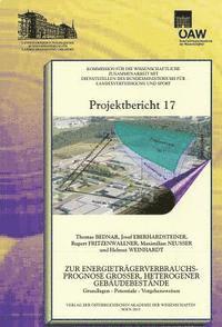 Josef Eberhardsteiner, Ruppert Fritzenwallner - Zur Energietragerverbrauchsprognose Grosser, Heterogener Gebaudebestande, Häftad