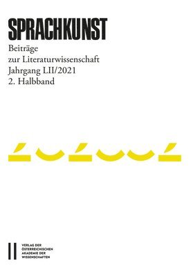 Hans Holler, Christoph Leitgeb - Sprachkunst. Beitrage Zur Literaturwissenschaft / Sprachkunst - Beitrage Zur Literaturwissenschaft, Jahrgang LII/2021, 2. Halbband, Häftad. Tillgänglighet: Tillfälligt slut