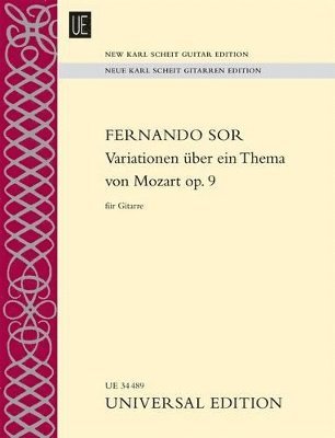 Fernando Sor, Johannes Monno - Variationen Thema Mozart, Övrigt