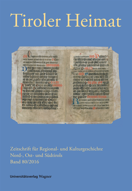 Richard Schober, Christina Antenhofer - Tiroler Heimat 80 (2016), E-bok