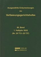 Verfassungsgerichtshof - Ausgewählte Entscheidungen des Verfassungsgerichtshofes, Inbunden. Tillgänglighet: Lägg i varukorg