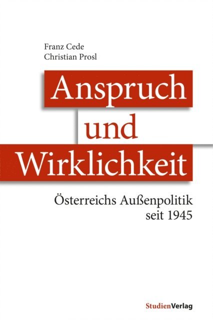 Christian Prosl, Franz Cede - Anspruch und Wirklichkeit, E-bok