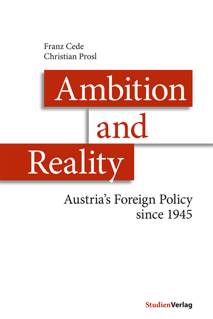 Christian Prosl, Franz Cede - Ambition and Reality, E-bok