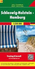 Schleswig-Holstein - Hamburg Sheet 12 Road Map 1:200 000