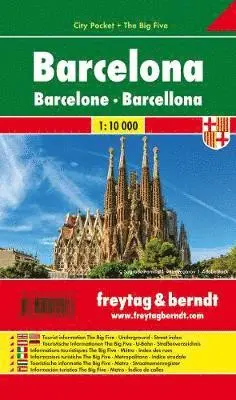 Barcelona City Pocket + the Big Five Waterproof 1:10 000