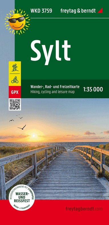 Freytag-Berndt, Freytag & Berndt - Sylt, Walking Cycling & Leisure Map 1:35.000, Övrigt