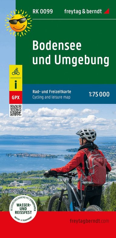 Freytag-Berndt - Lake Constance and the surrounding area, Road map 1:75.000,, Övrigt