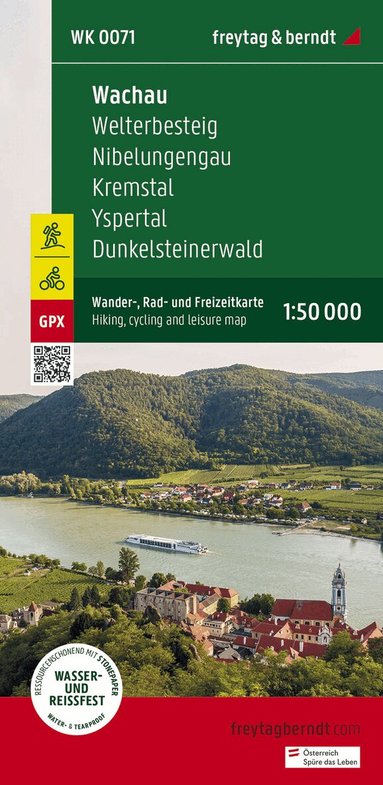 Freytag-Berndt - Wachau map, Övrigt