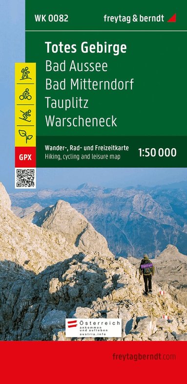 Freytag-Berndt - Totes Mountains, Walking-, Bike- and Leisure map 1:50.000, f, Övrigt