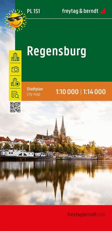 Freytag-Berndt - Regensburg, City Plan 1:14.000, Övrigt