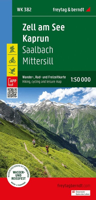 Freytag-Berndt, freytag & berndt - Zell am See Kaprum Hikin, Cycling & Leisure Map, Övrigt