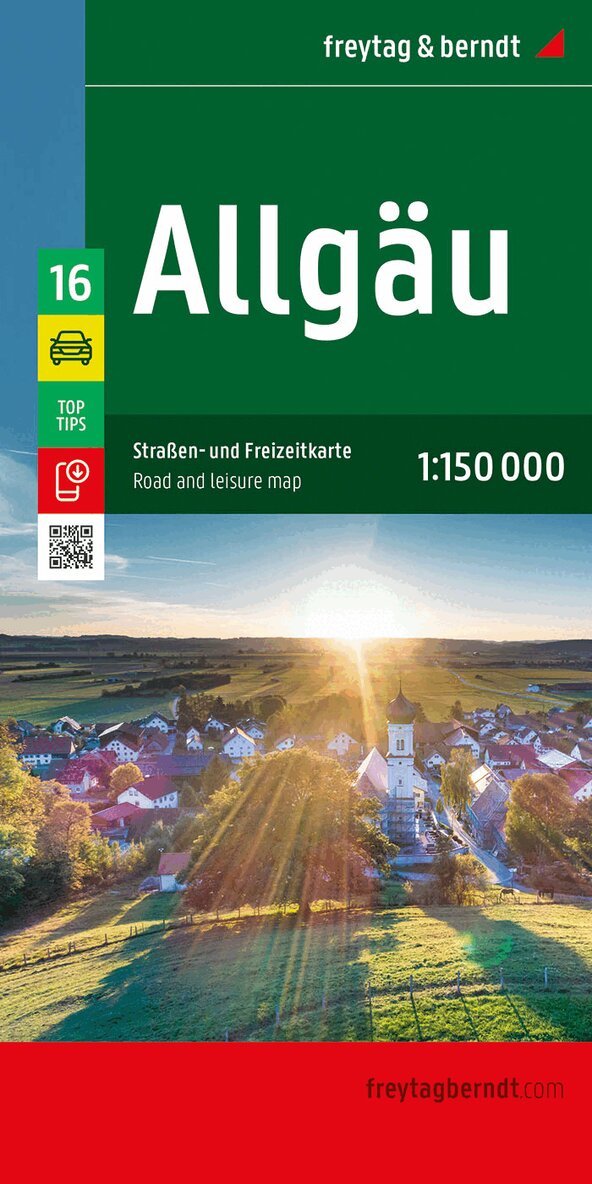Freytag-Berndt, Freytag & Berndt - Allgau, road and leisure map 1:150,000, Övrigt